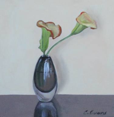 Original Realism Floral Paintings by Claire Evans