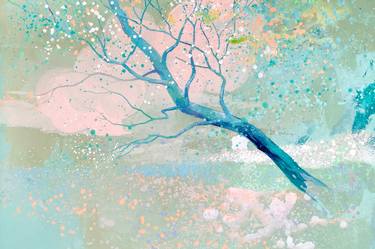 Original Abstract Tree Paintings by Katarzyna Wolodkiewicz