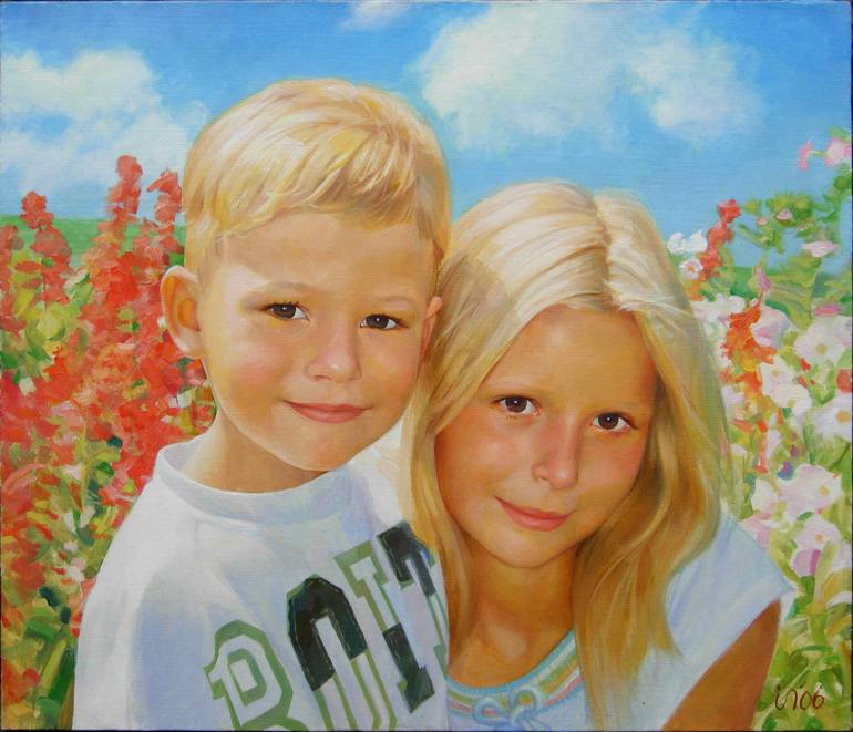 Print of Realism People Paintings by Ivan Podgainyi