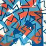 Palimpsest Lines painting by Christian Dodd