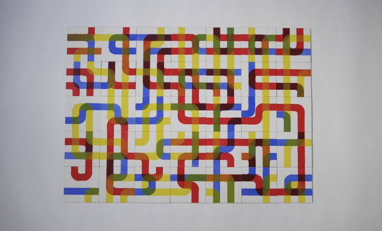 Original Pattern Abstract Painting by Christian Dodd