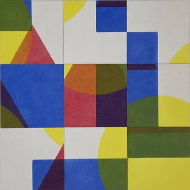 Original Abstract Geometric Paintings by Christian Dodd
