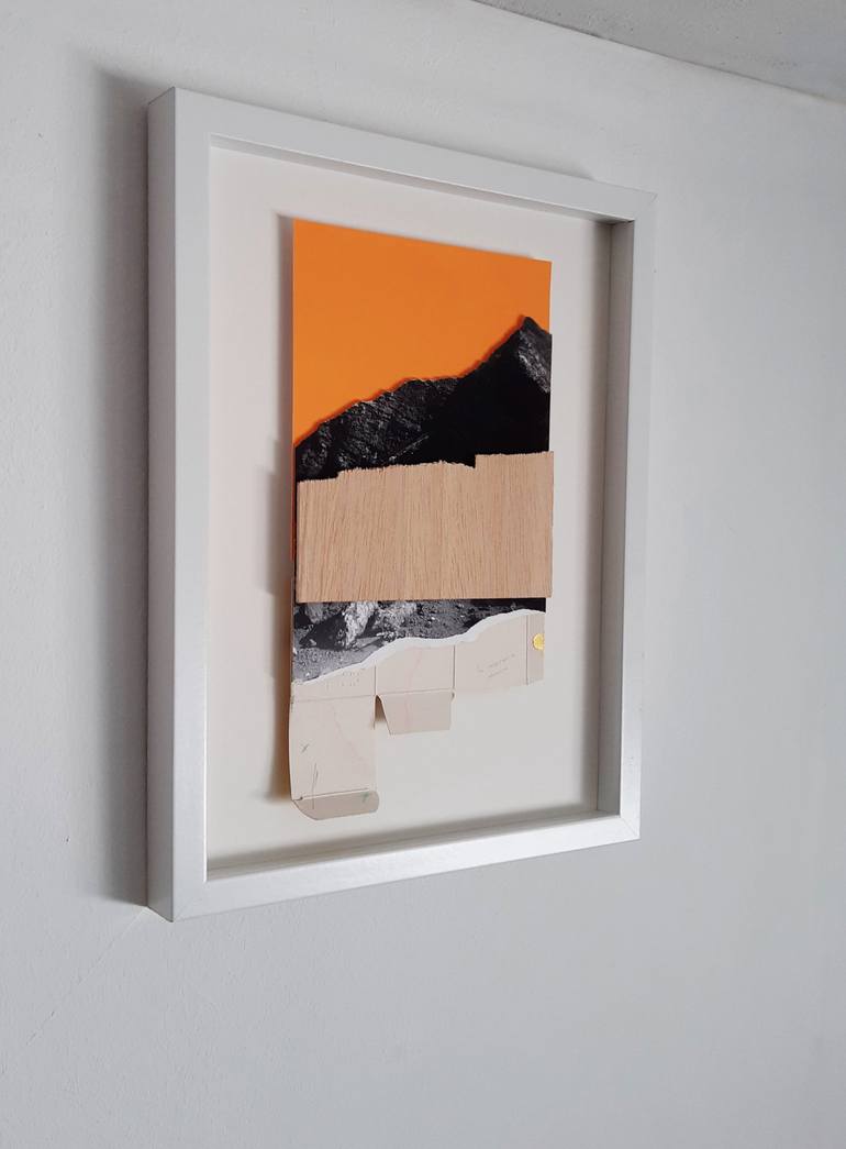 Original Conceptual Landscape Collage by Oscar Delmar