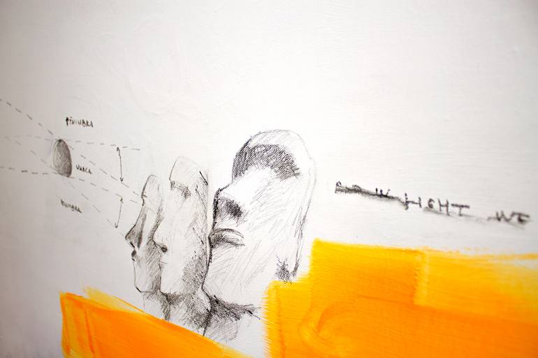 Original Abstract Science/Technology Painting by Oscar Delmar