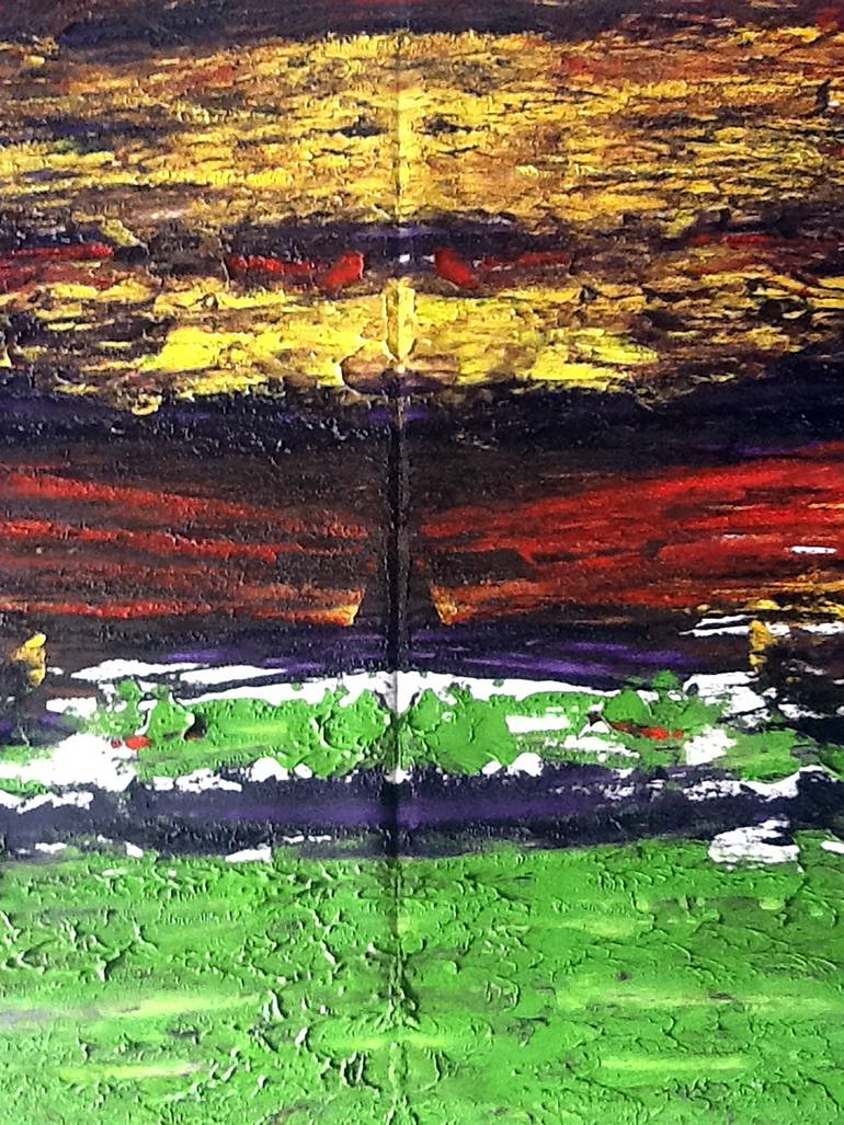 Original Abstract Expressionism Abstract Painting by Paulo Do Nascimento  Pinheiro Afonso