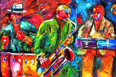 Print of Music Paintings by Ben Zion Rotman