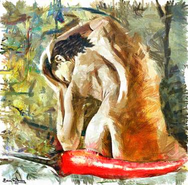 Print of Figurative Nude Paintings by Ben Zion Rotman