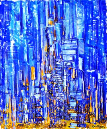 Original Abstract Painting by Ben Zion Rotman
