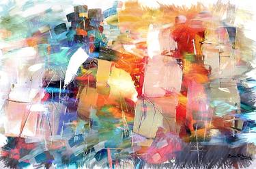 Original Abstract Paintings by Ben Zion Rotman