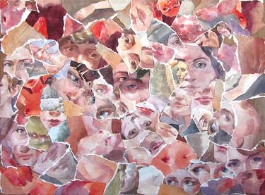 Print of Conceptual People Collage by Vicktor Zakharchenko