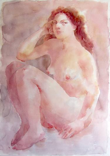 Print of Figurative Nude Paintings by Vicktor Zakharchenko