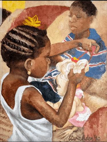 Original Children Paintings by Clara Aden