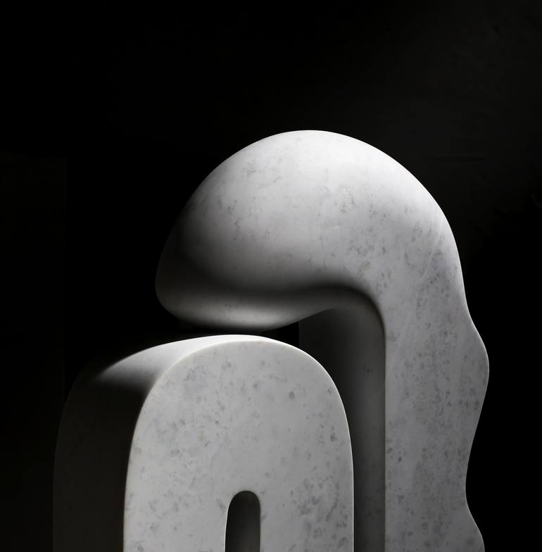 Original Women Sculpture by Maria Halip | Abstract Expressionism Art on Marble | Forever Young