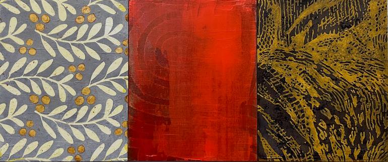 Original Abstract Painting by Mf Elliott | Abstract Art on Canvas | where residue settles and traces remain...
