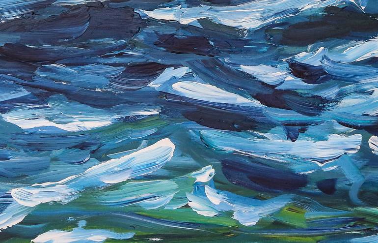 Original Impressionism Nature Painting by Birgit Grassl