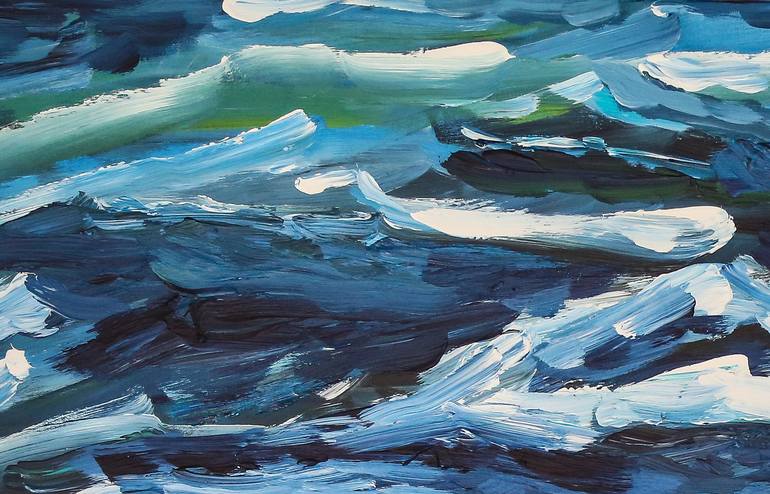 Original Impressionism Nature Painting by Birgit Grassl