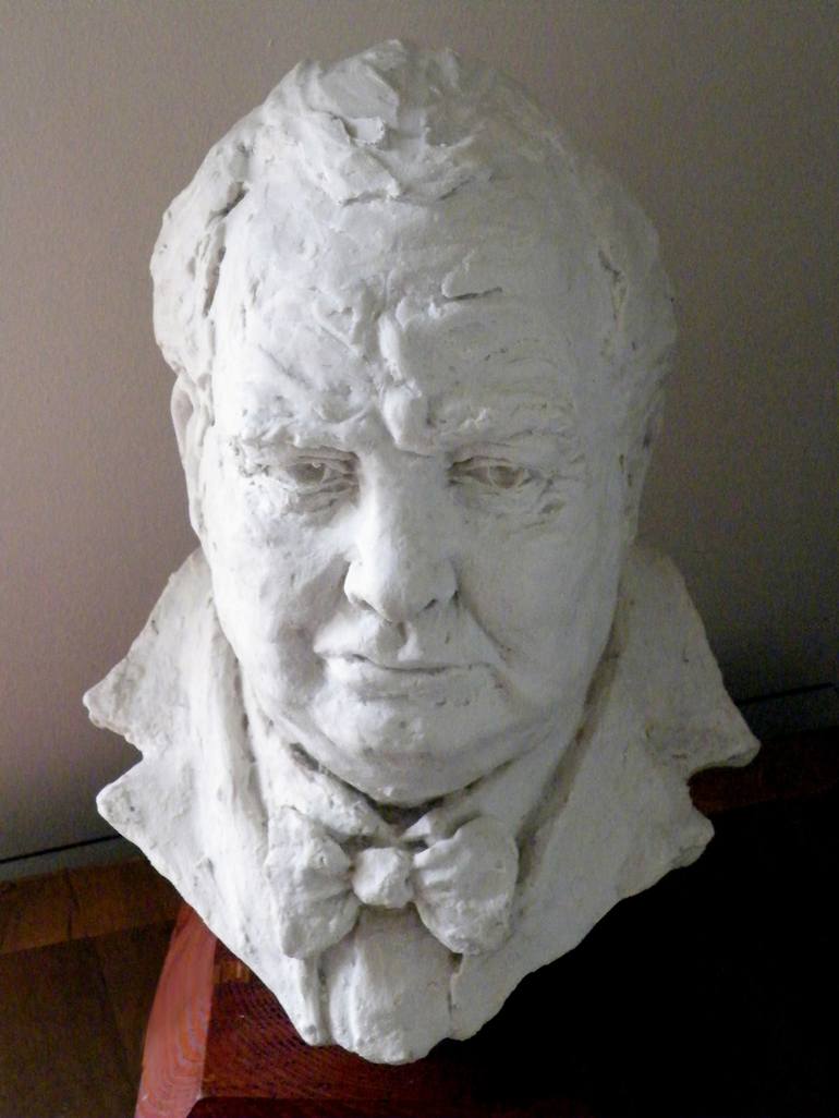 Original Realism Portrait Sculpture by Benedict Romain