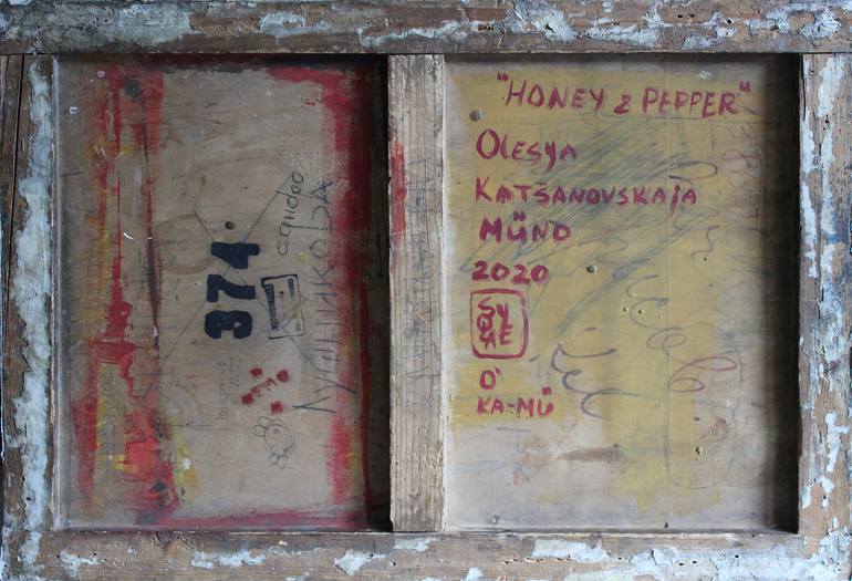 Original Conceptual Still Life Painting by Olesja KatšAnovskaja-Münd