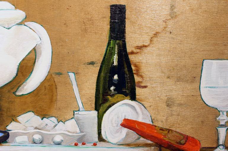 Original Conceptual Still Life Painting by Olesja KatšAnovskaja-Münd