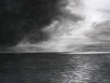 Original Figurative Seascape Drawings by Cora Vogtschmid