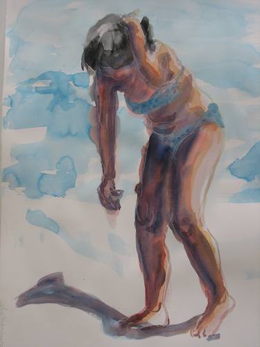 Print of Figurative People Paintings by Cora Vogtschmid