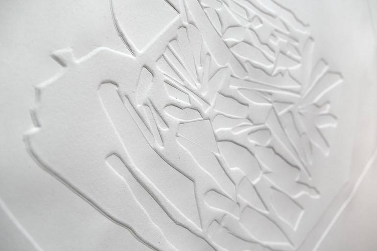 Original Art Deco Abstract Mixed Media by Christine Guichard