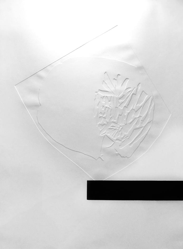 Original Art Deco Abstract Mixed Media by Christine Guichard