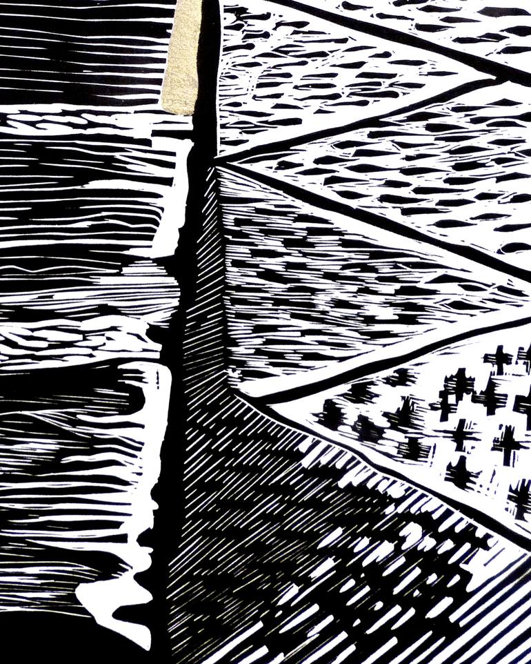 Original Minimalism Abstract Printmaking by Christine Guichard