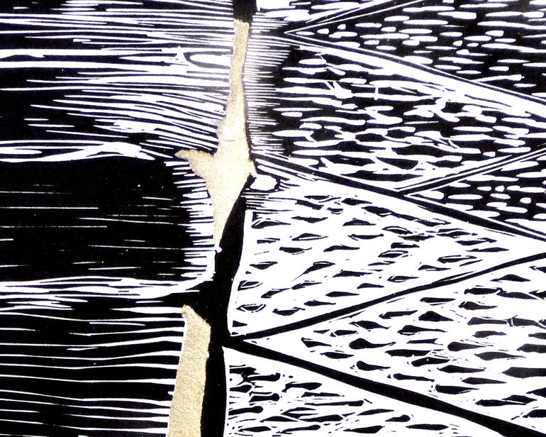 Original Minimalism Abstract Printmaking by Christine Guichard