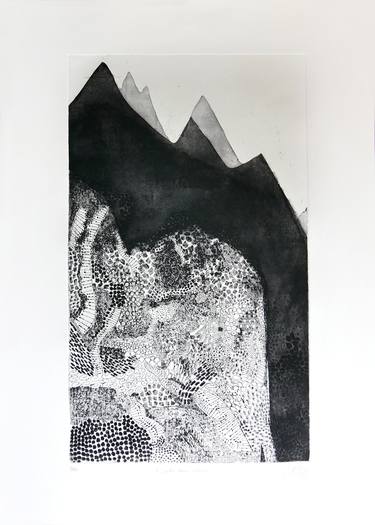 Original Minimalism Landscape Printmaking by Christine Guichard