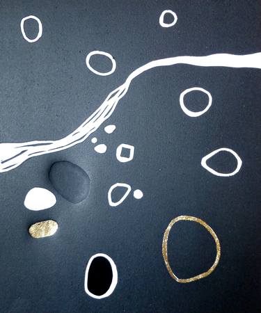 Original Minimalism Abstract Printmaking by Christine Guichard