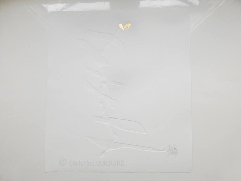 Original Documentary Floral Painting by Christine Guichard