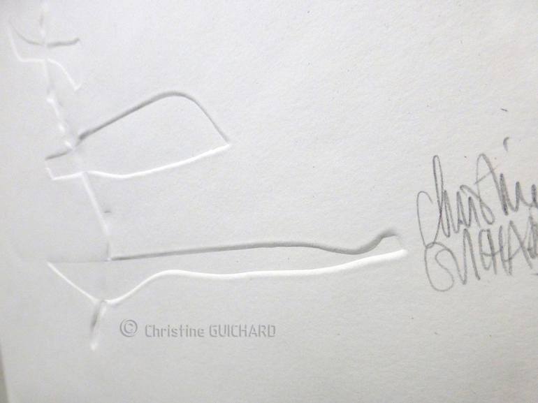 Original Documentary Floral Painting by Christine Guichard