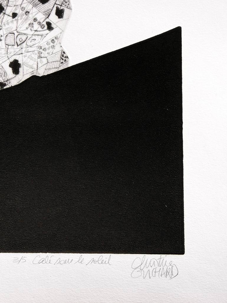 Original Conceptual Abstract Printmaking by Christine Guichard