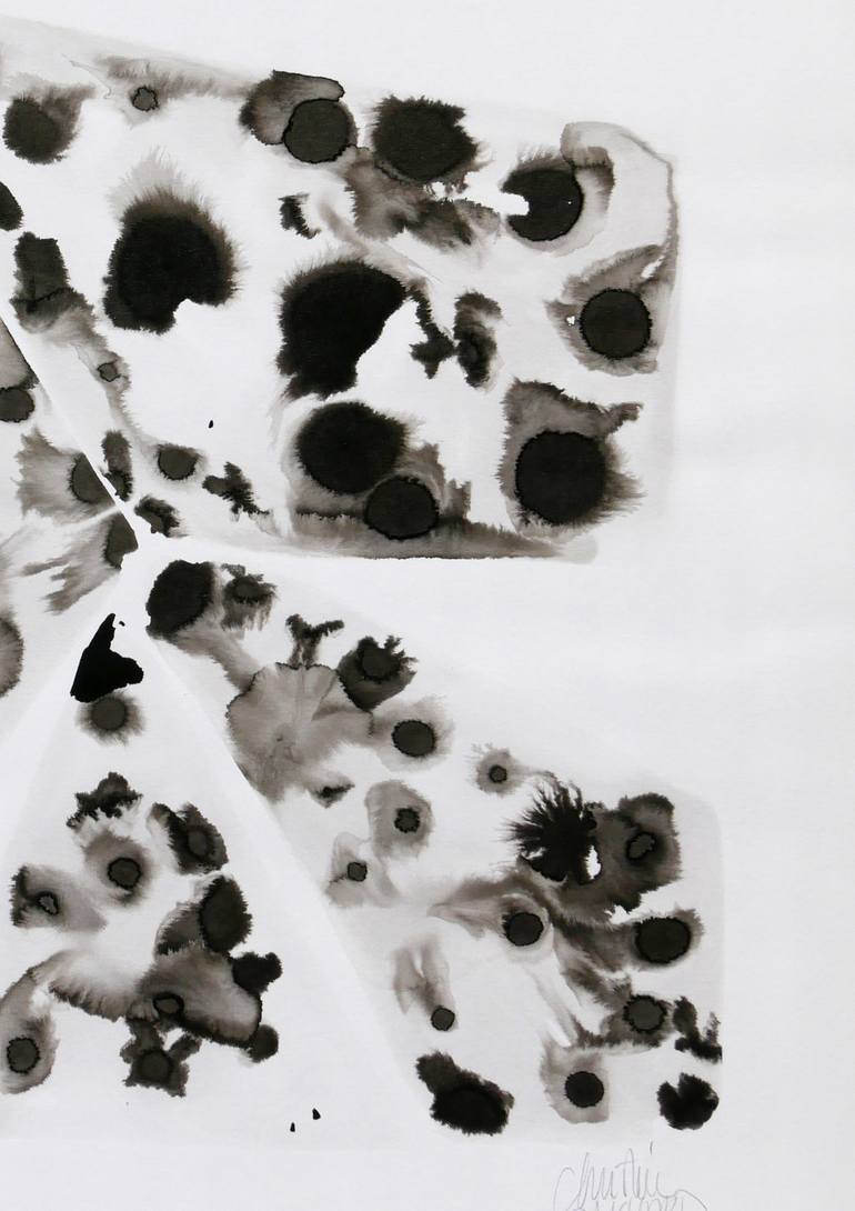 Original Minimalism Abstract Painting by Christine Guichard