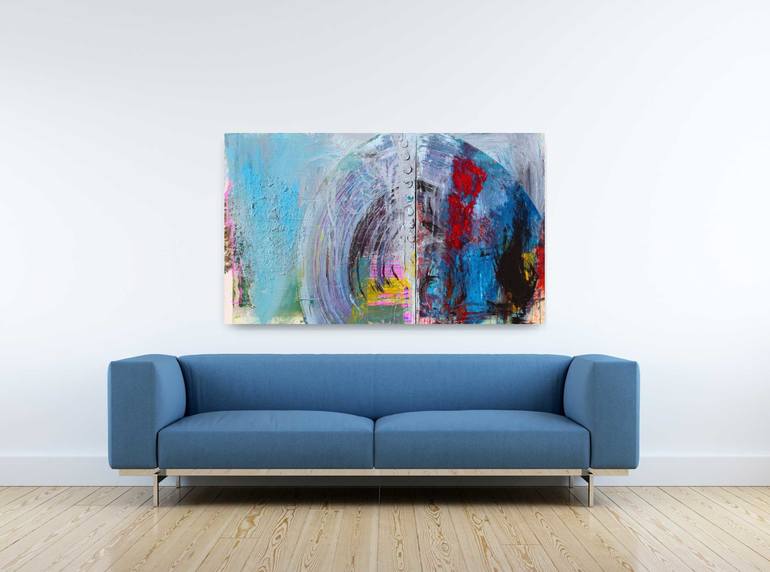 Original Conceptual Abstract Painting by Heather Pieters