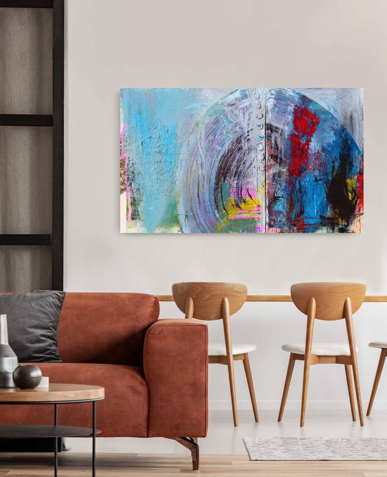 Original Conceptual Abstract Painting by Heather Pieters