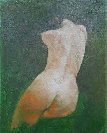 Original Figurative Nude Paintings by Iet Langeveld