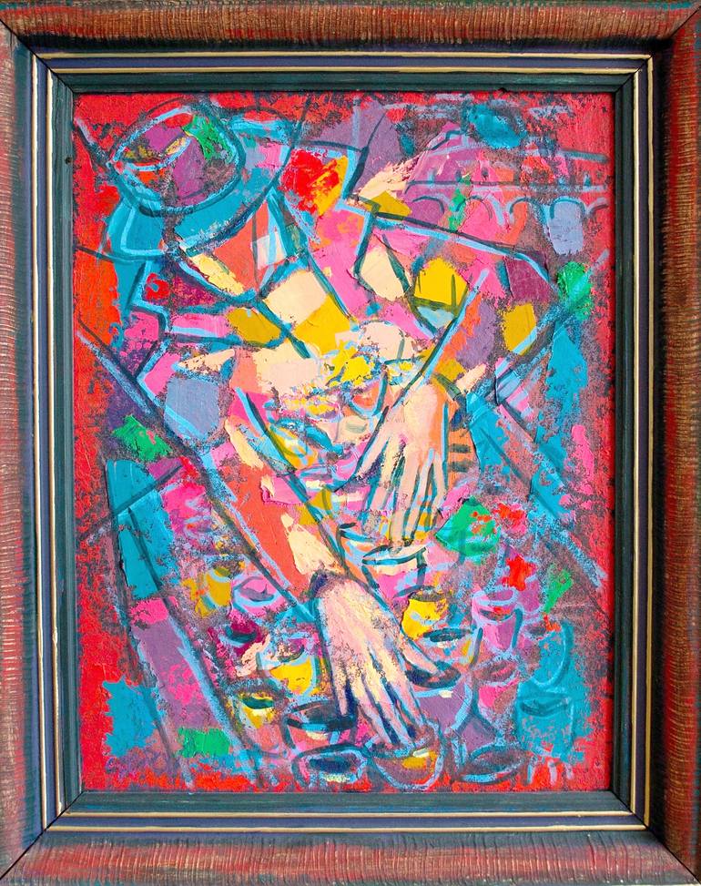 Original Expressionism Music Painting by Rumen Sazdov