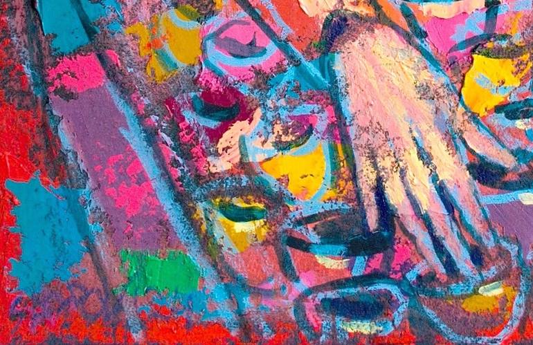 Original Expressionism Music Painting by Rumen Sazdov