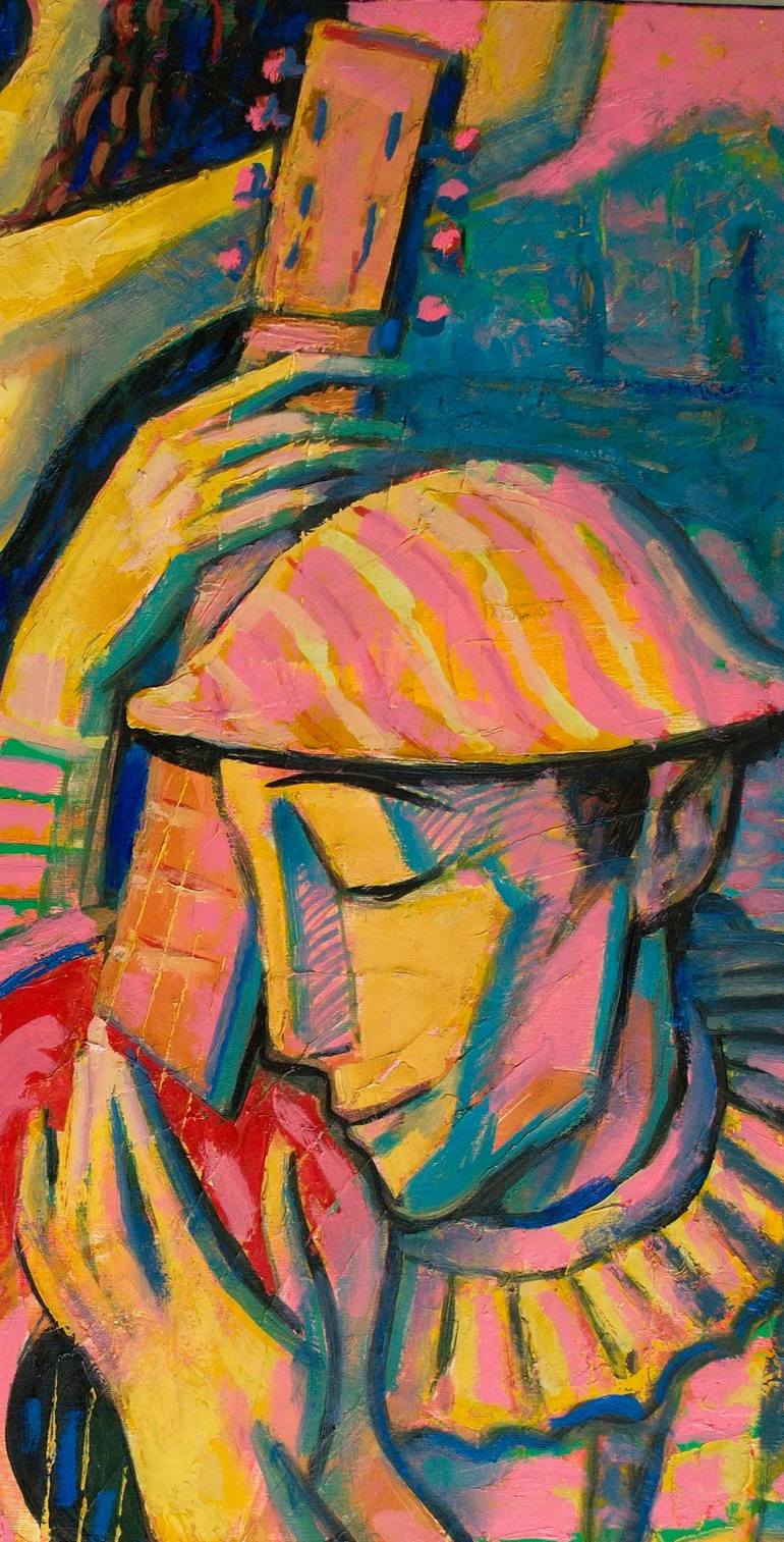 Original Expressionism Love Painting by Rumen Sazdov