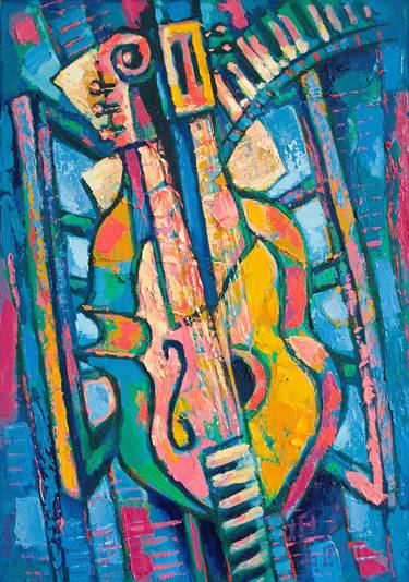 Original Expressionism Still Life Painting by Rumen Sazdov