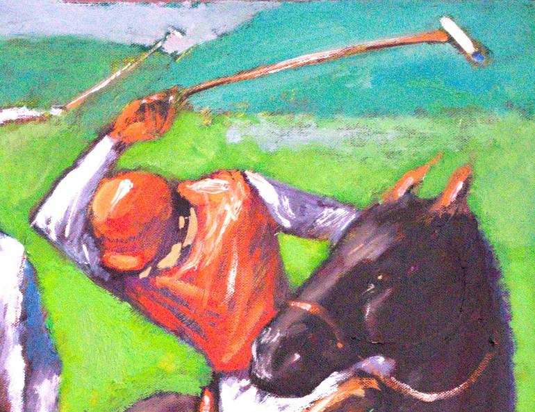 Original Expressionism Sports Painting by Rumen Sazdov