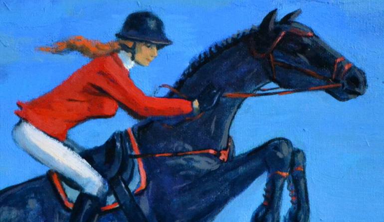 Original Horse Painting by Rumen Sazdov
