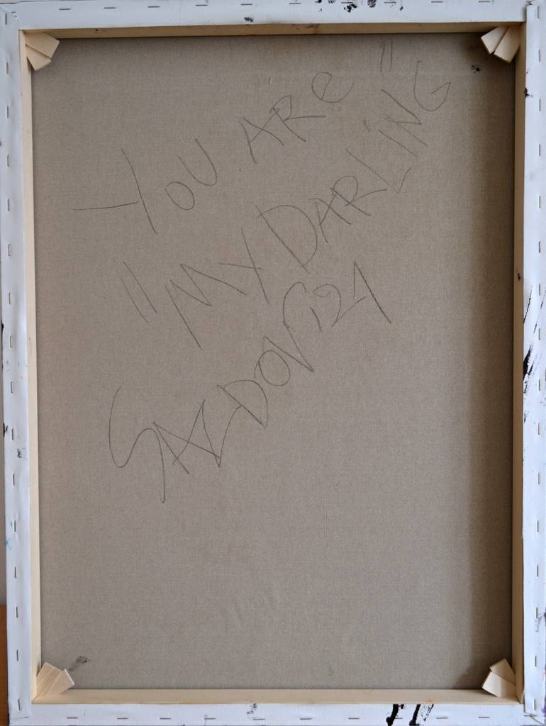 Original Cubism Love Painting by Rumen Sazdov