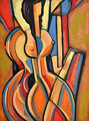 Original Abstract Expressionism Music Paintings by Rumen Sazdov