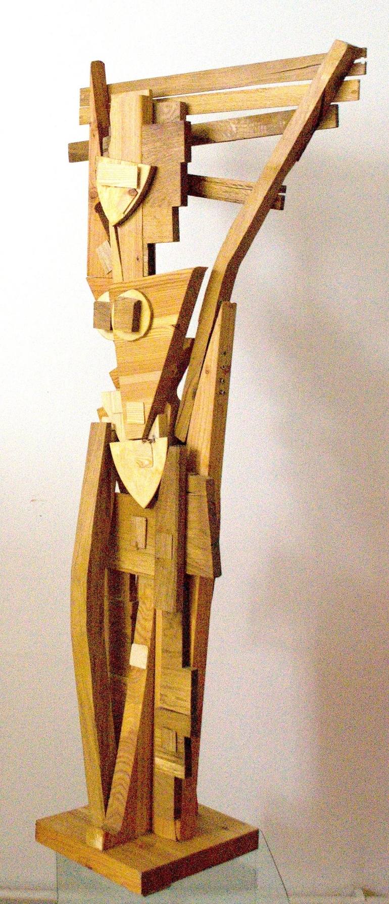 Original Cubism Family Sculpture by Rumen Sazdov