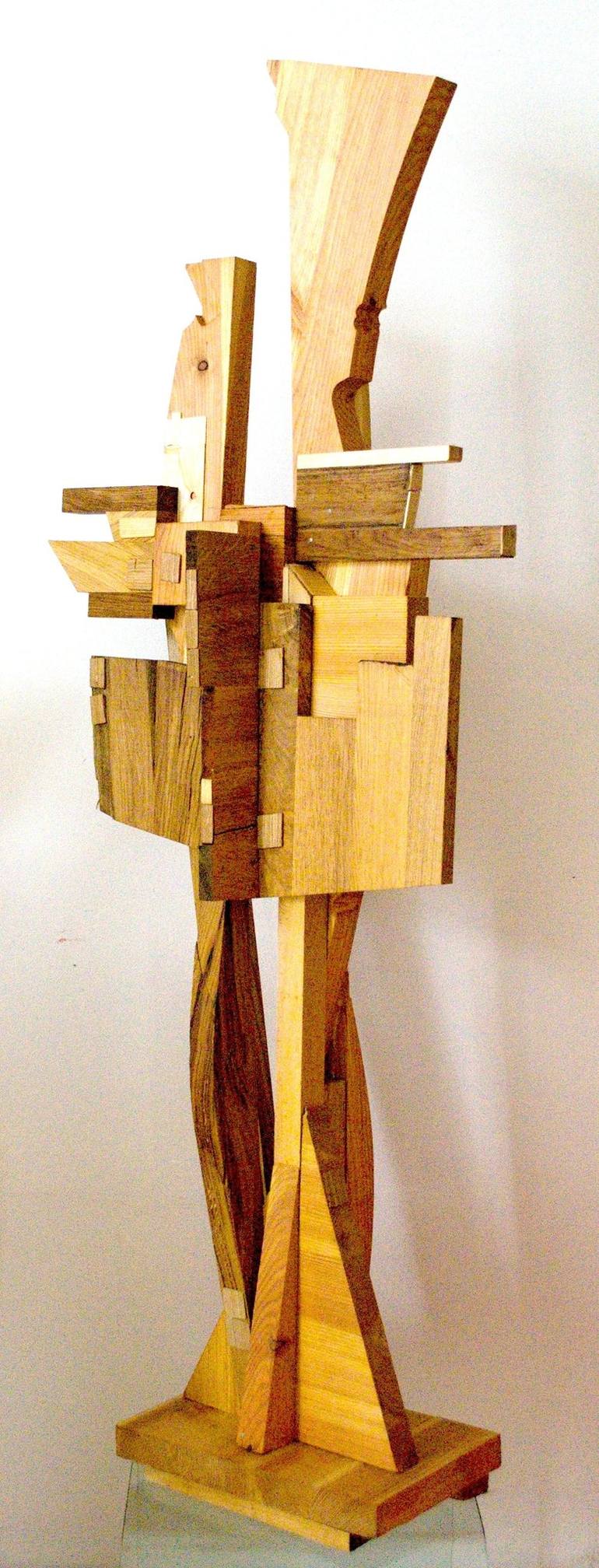 Original Cubism Family Sculpture by Rumen Sazdov