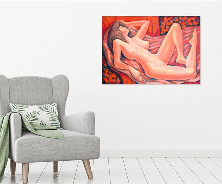 Original Nude Painting by Rumen Sazdov