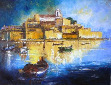 Print of Realism Places Paintings by Teresa Domingos